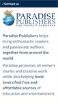 Mobile Screenshot of paradisepublishers.com